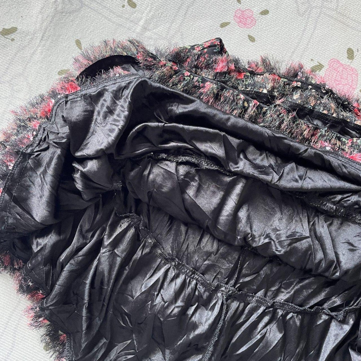 Japanese Vintage Layered Floral Skirt – Mori Kei / J-fashion4