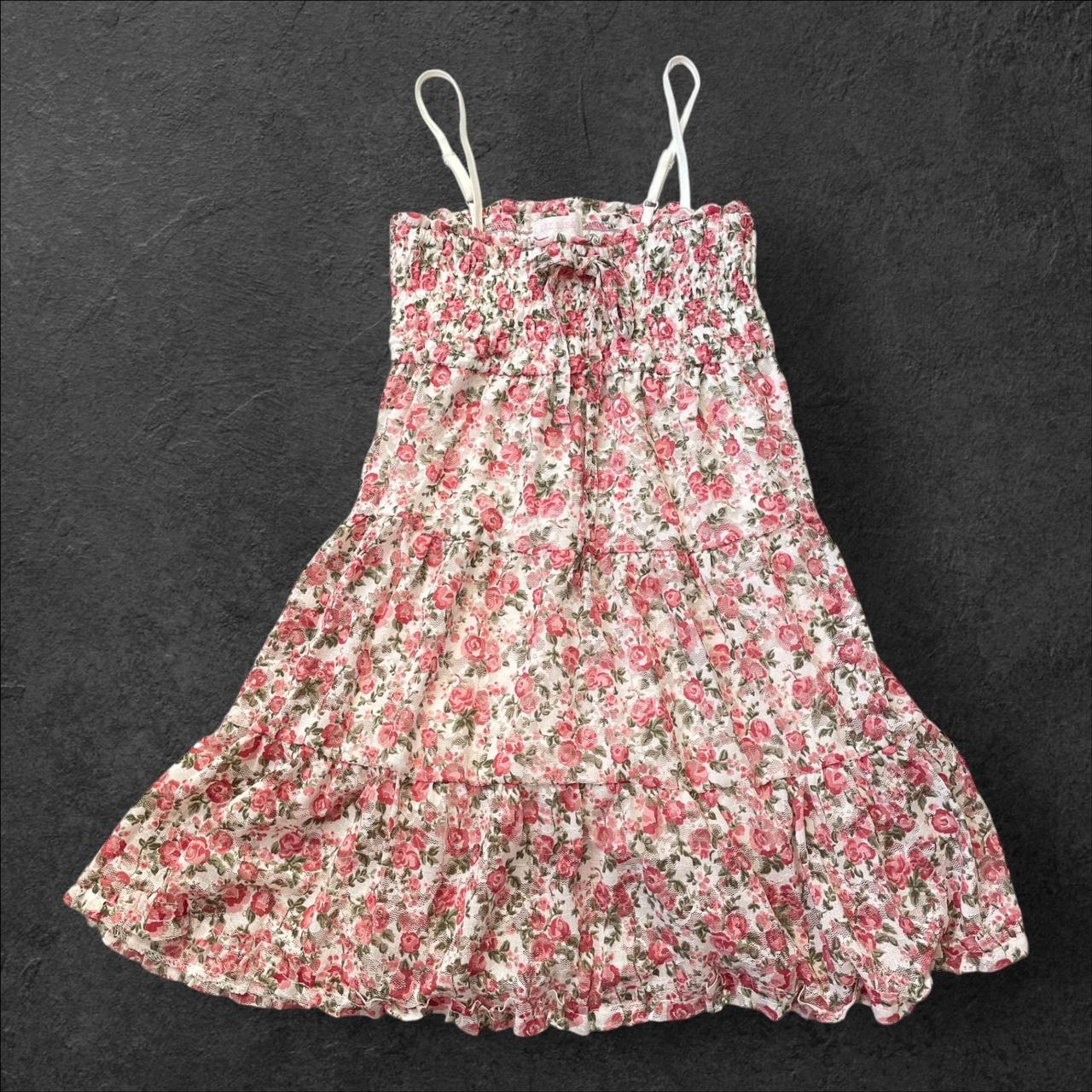Liz Lisa floral dress with shirred bodice gyaru kawaii dress5