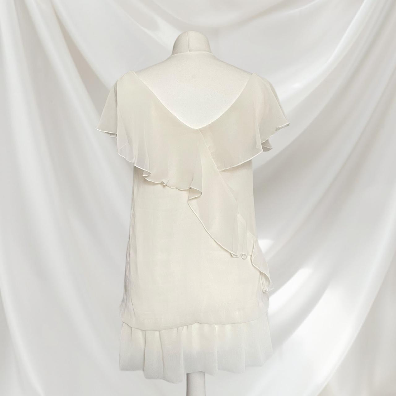 Liz Lisa tunic top / mini dress with delicate lace & ruffled back 1