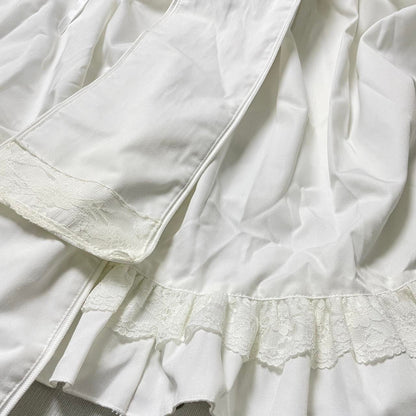 Bodyline white  lace dress with cross-tie back and full skirt – lolita JSK XS5