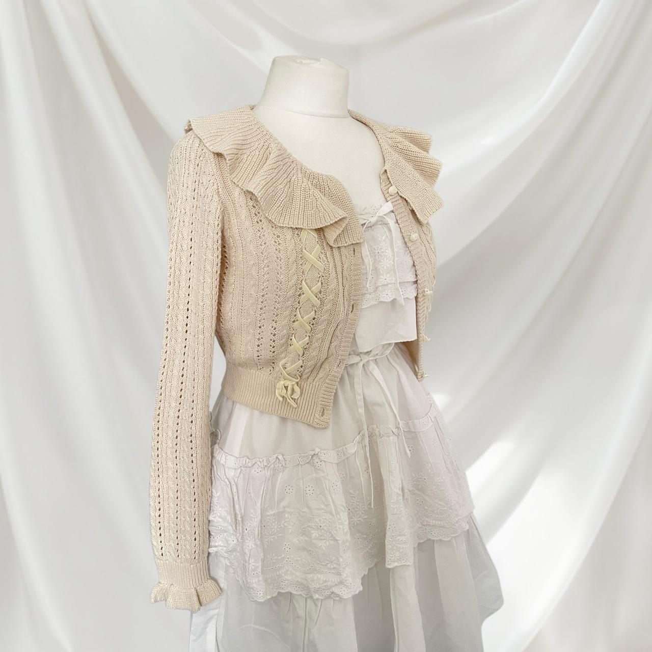 Liz Lisa tiered white lace dress4
