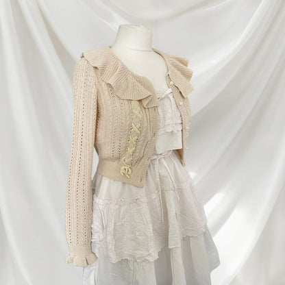 Liz Lisa tiered white lace dress4