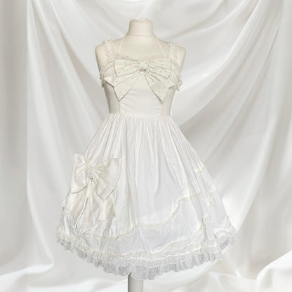 Japanese brand Bodyline sweet lolita dress with oversized bow embellishments 0