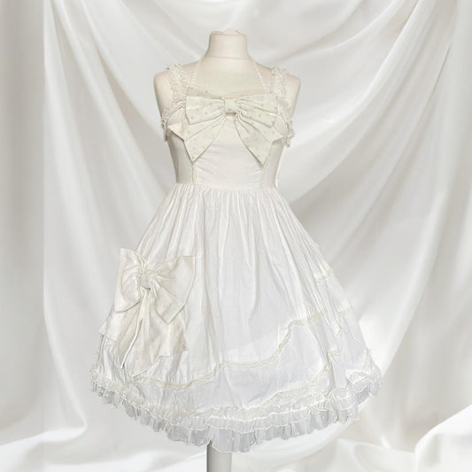 Japanese brand Bodyline sweet lolita dress with oversized bow embellishments 0