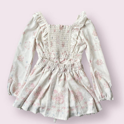 Liz Lisa two-piece floral set with lace-up detail romantic olita outfit 6