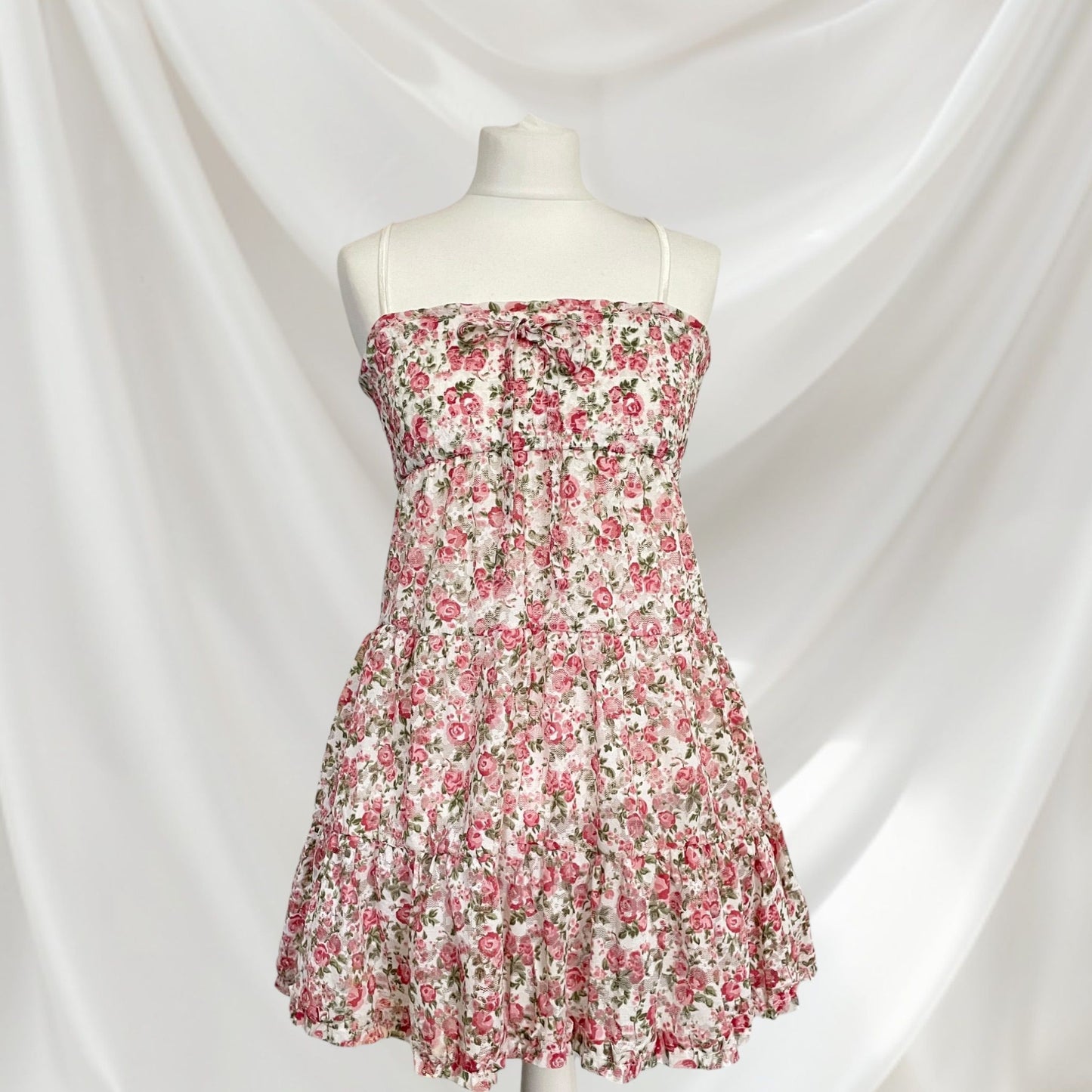 Liz Lisa floral dress with shirred bodice gyaru kawaii dress2