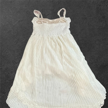 Liz Lisa Cream Asymmetrical Pleated Fairy Dress Lace Trim Kawaii Hime1