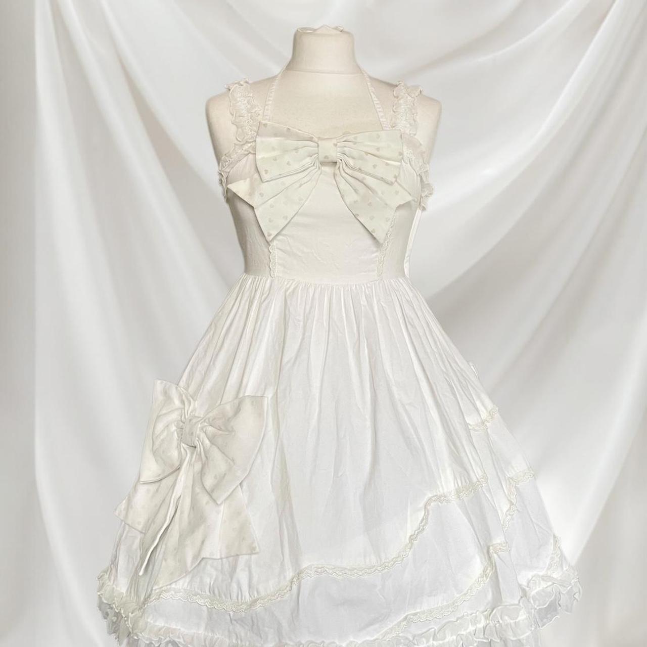 Japanese brand Bodyline sweet lolita dress with oversized bow embellishments 6