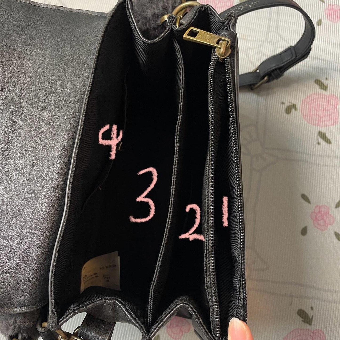Axes Femme rare shoulder bag with buckle detail and plush handle 5