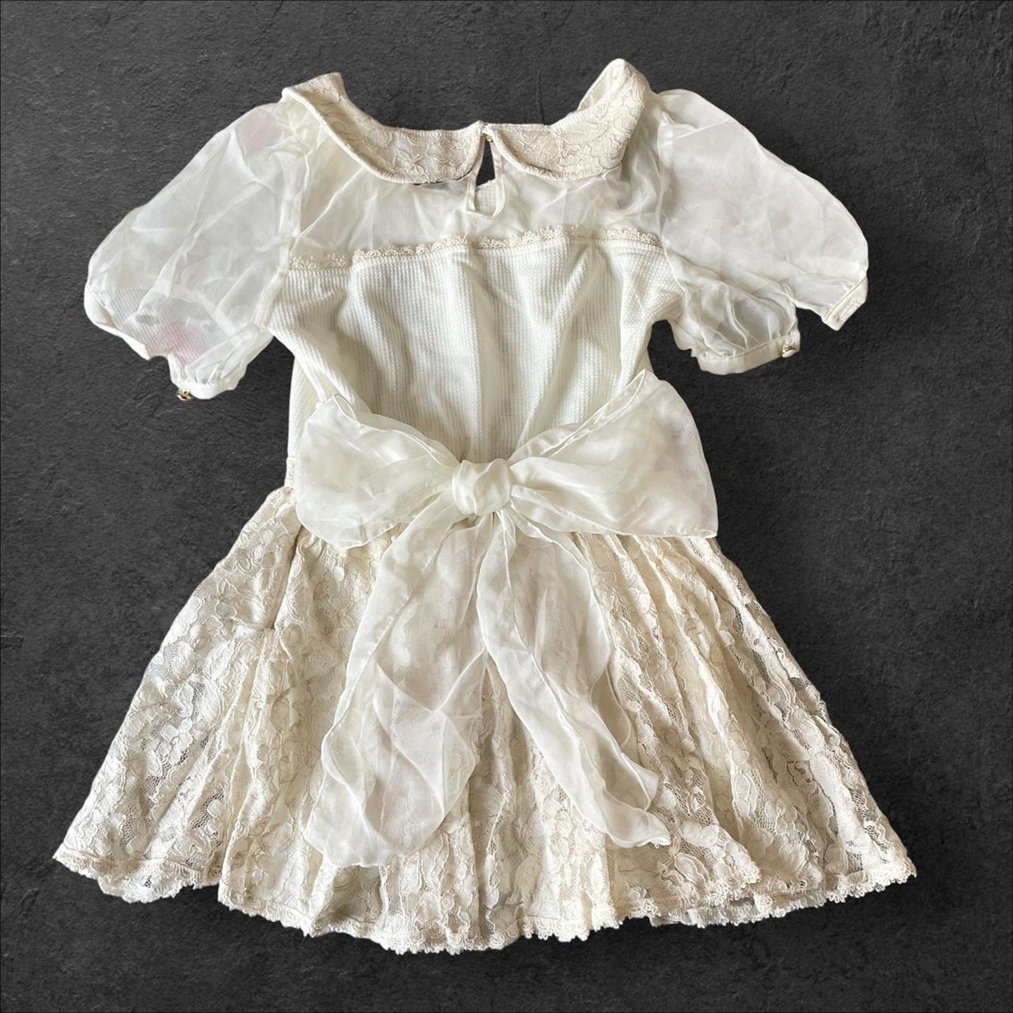Sheer lacetrimmed blouse dress – possibly Liz Lisa (label removed)1