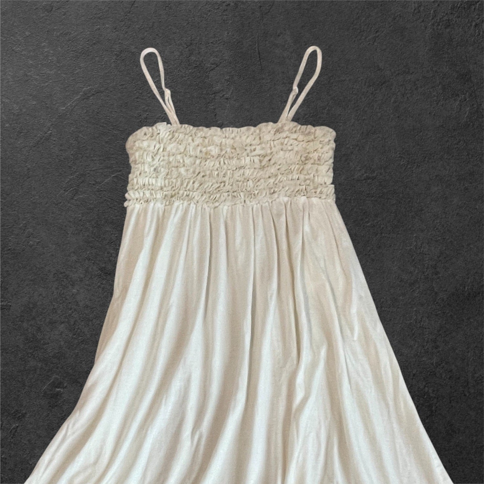 Gelato Pique Ruffle Shirred Ruffle Camisole Dress Roomwear Loungewear5
