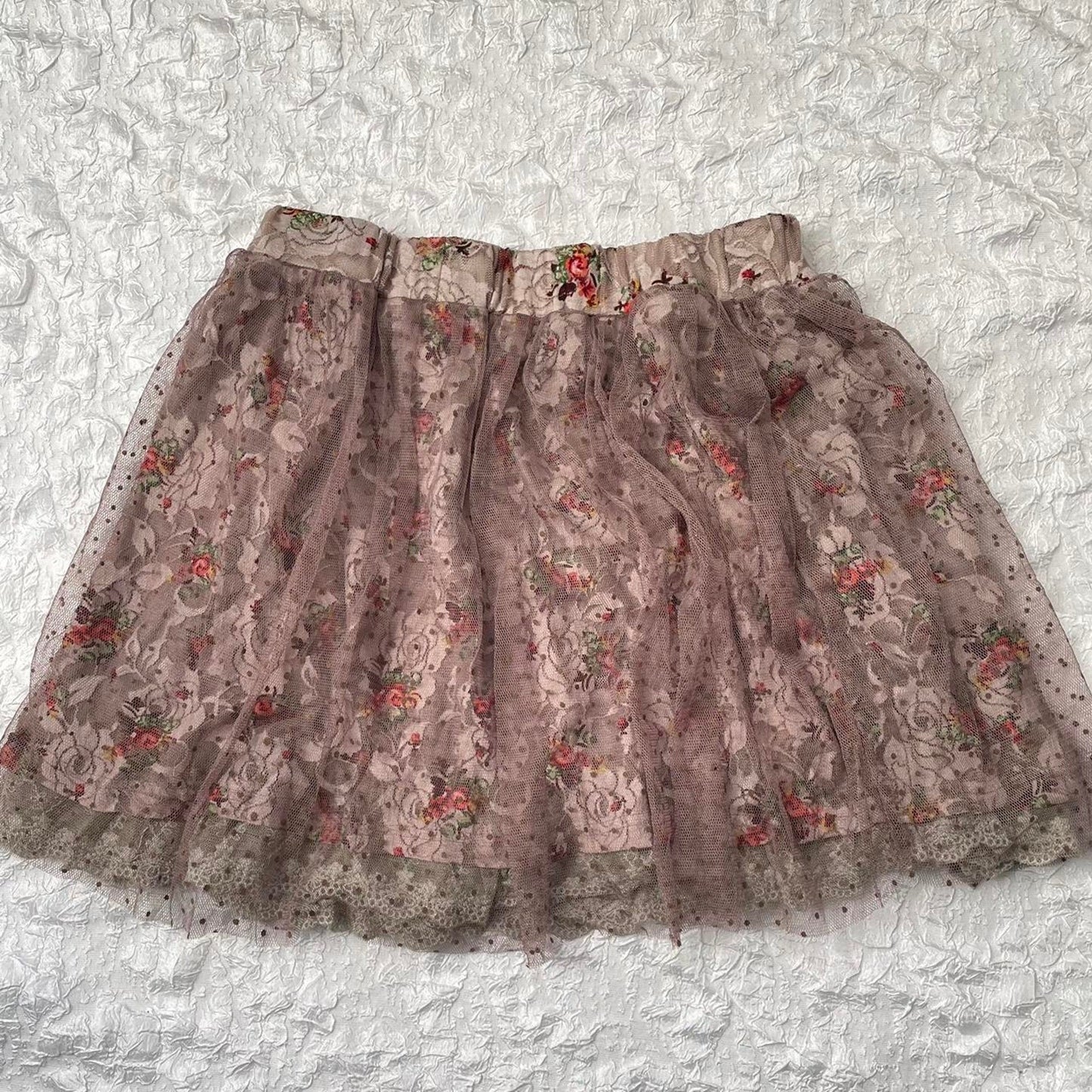 Vintage skirt three layers best fit uk 6/8, XS/S0