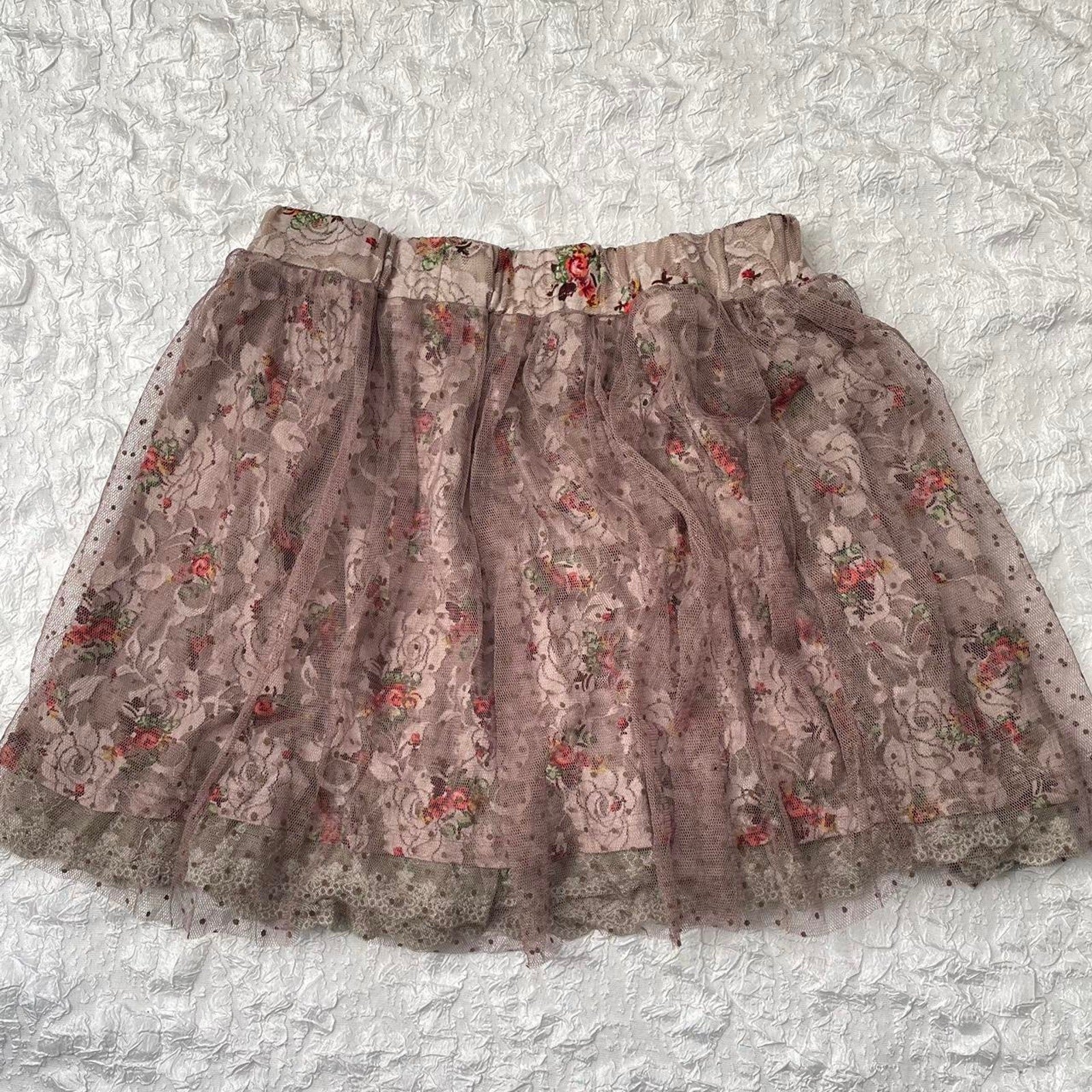 Vintage skirt three layers best fit uk 6/8, XS/S0