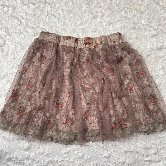 Vintage skirt three layers best fit uk 6/8, XS/S0