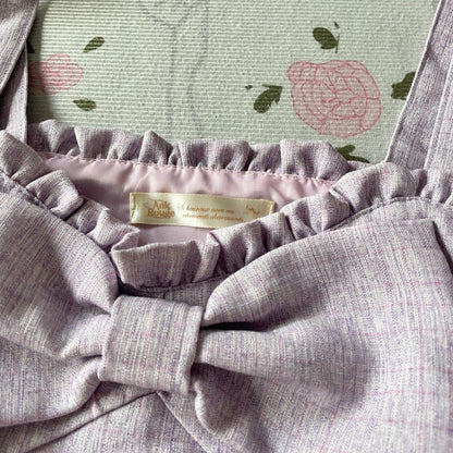 Japanese brand Ank Rouge lavender bow JSK sweet girly J-fashion dress4