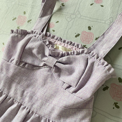 Japanese brand Ank Rouge lavender bow JSK sweet girly J-fashion dress5