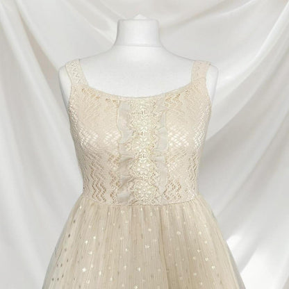 Axes femme tiered lace tulle dress 3