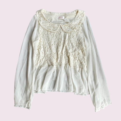 Liz Lisa Ivory Lace Blouse – Himekaji / Romantic Vintage Style0