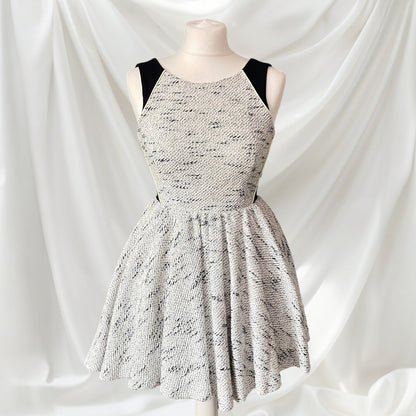 Snidel monochrome fit & flare dress with textured fabric6