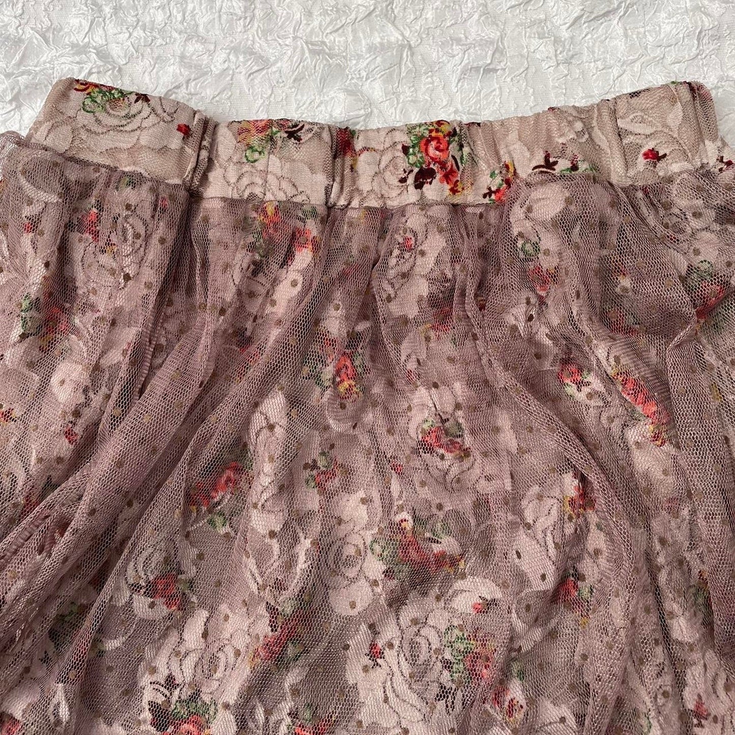 Vintage skirt three layers best fit uk 6/8, XS/S3