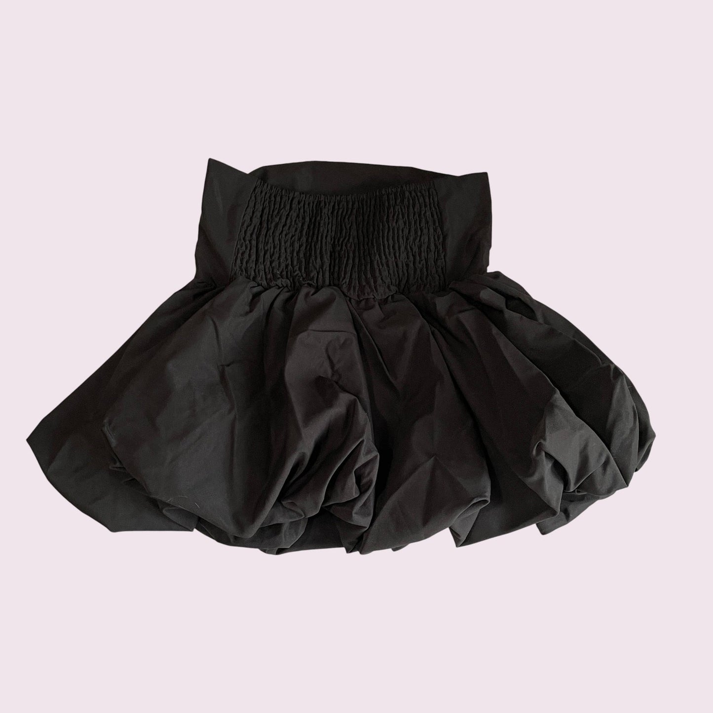 GRL Black 2-Way Bubble Tube Top / Mini Skirt1