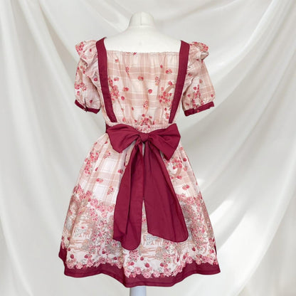 Liz Lisa cherry and rose print onesize dress 4