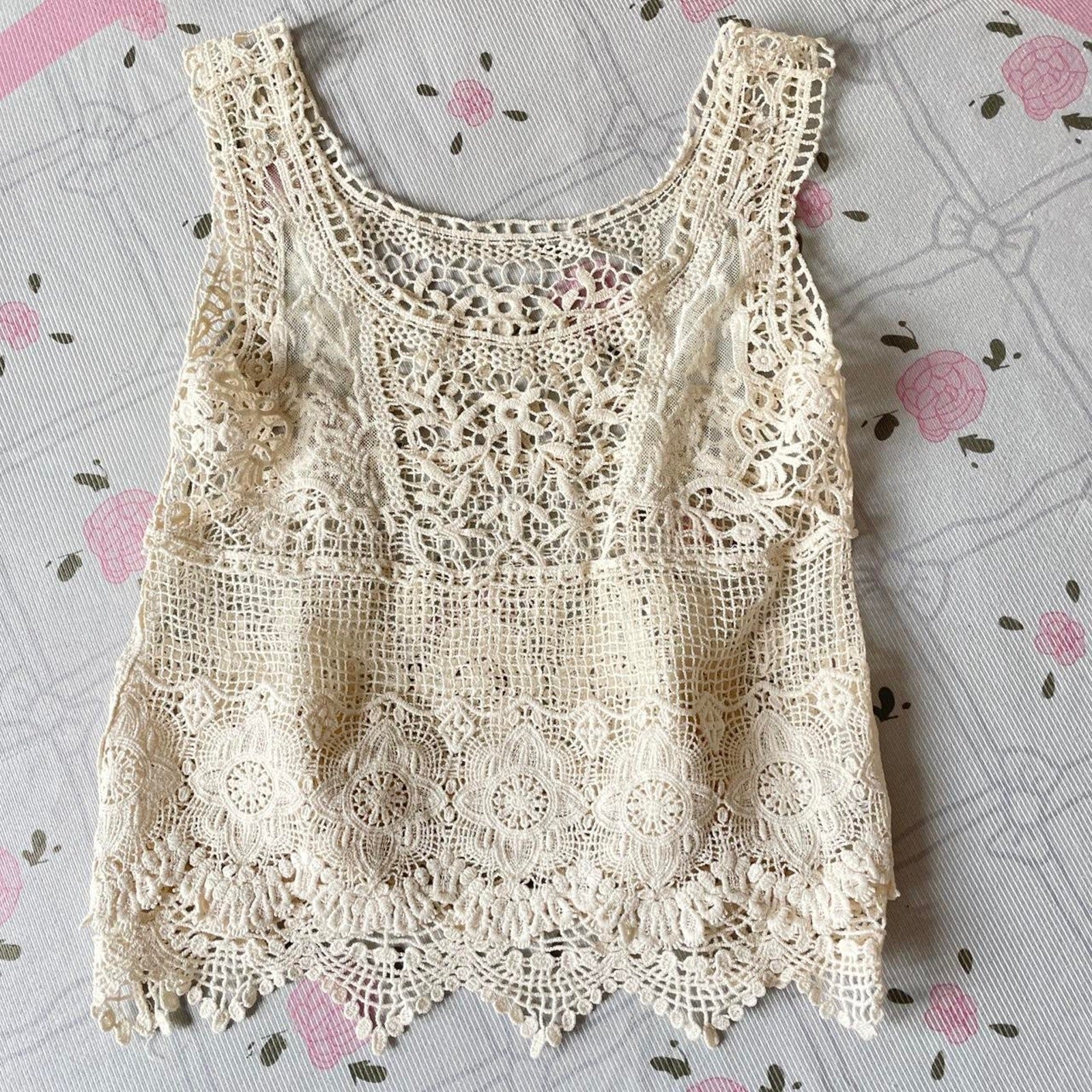 Cream Layered Two-Piece Dress Set, brand new1