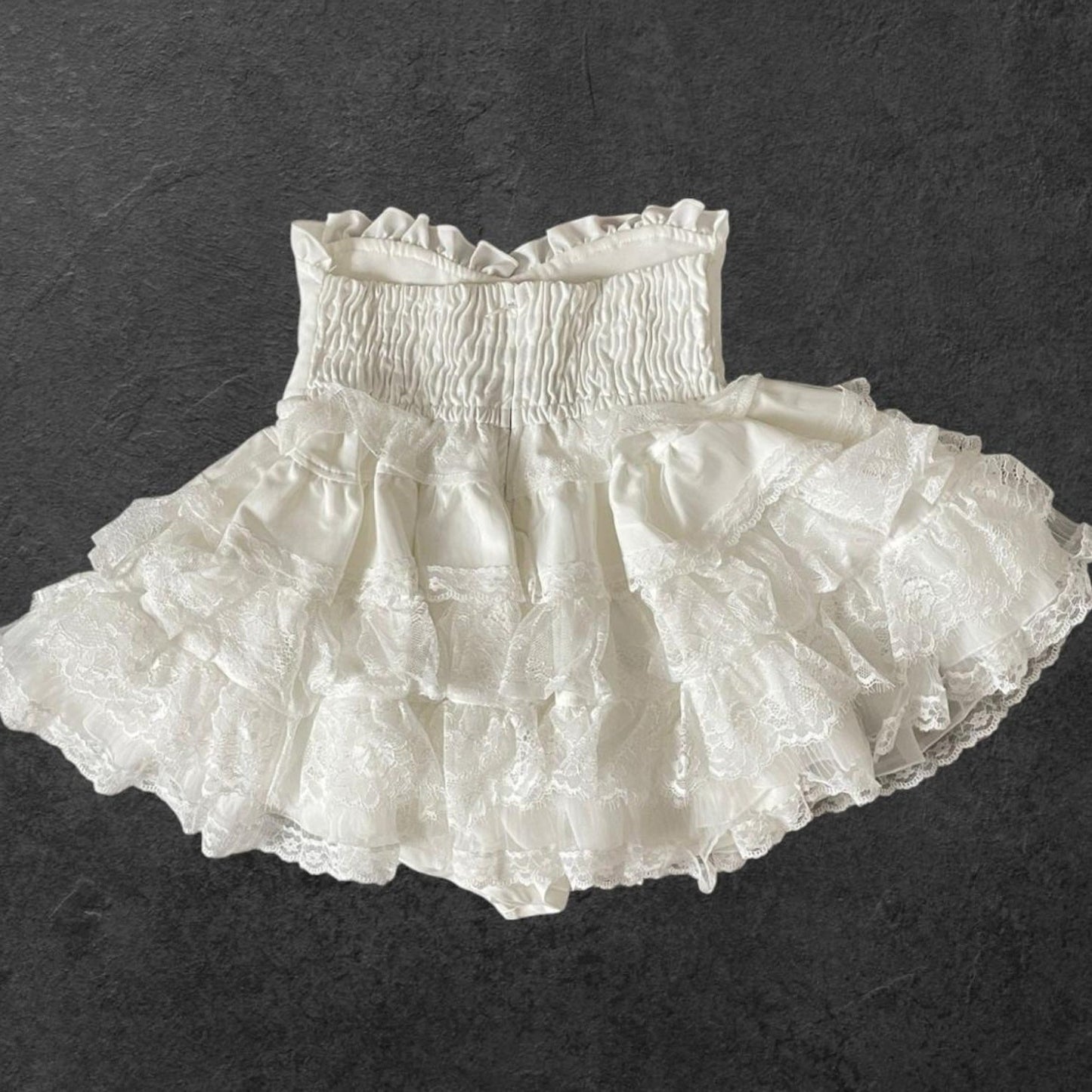 Liz Lisa white laceup corset skirt – dreamy himekaji style 1