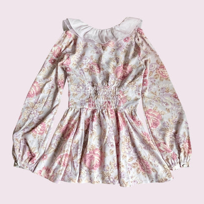 Liz Lisa Floral Long Sleeve Blouse Dress – Classic Romantic Style1