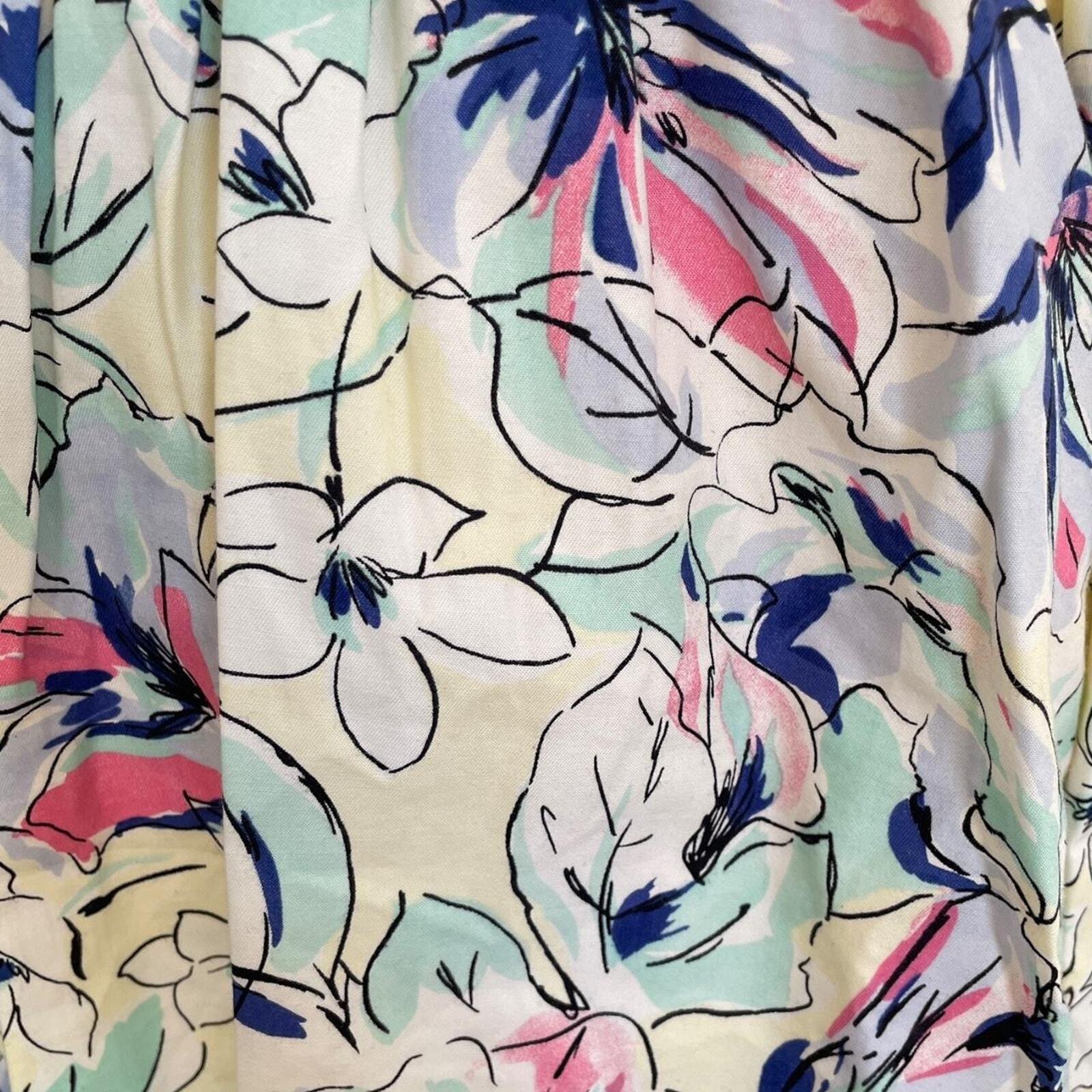 Japanese brand Snidel floral print dress with flare skirt high-quality structure4