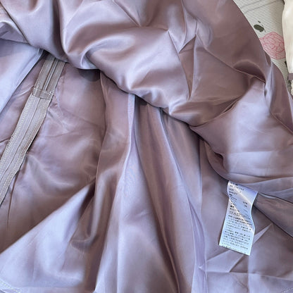 Rojita dress dusty pink with Detachable Bow Jirai Kei One-Piece6