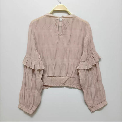 Soft Pink Vintage Blouse – Romantic / Mori Kei Style3
