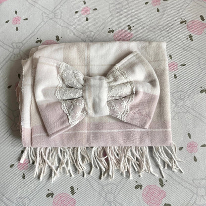 Liz Lisa Check Scarf with Detachable Bow – Himekaji / Sweet Lolita Style7