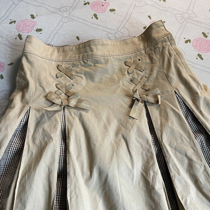 Mezzo Piano Pleated Skirt with Inner Shorts – Girly / Japanese Preppy Style2