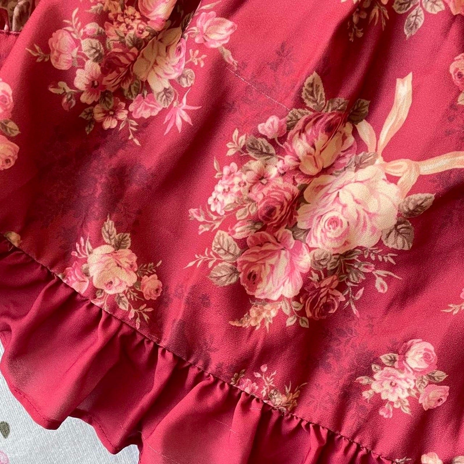 Liz Lisa floral print long sleeve dress – with minor imperfections6