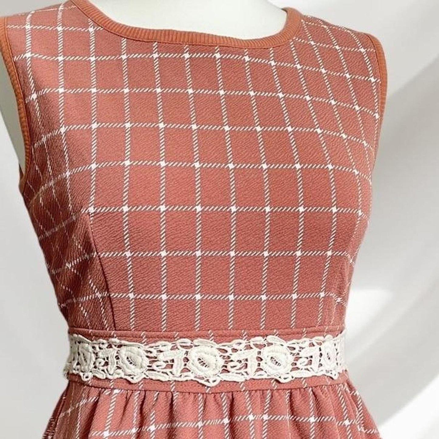 Liz Lisa checkered lace detail dress One size4