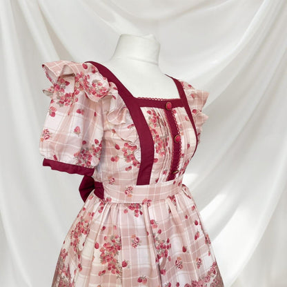 Liz Lisa cherry and rose print onesize dress 2