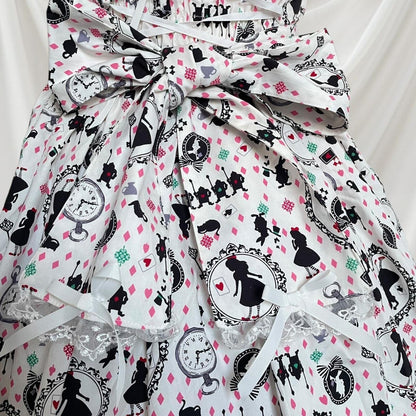 Bodyline Alice in Wonderland JSK lolita dress corset back lace trimmed i dress6