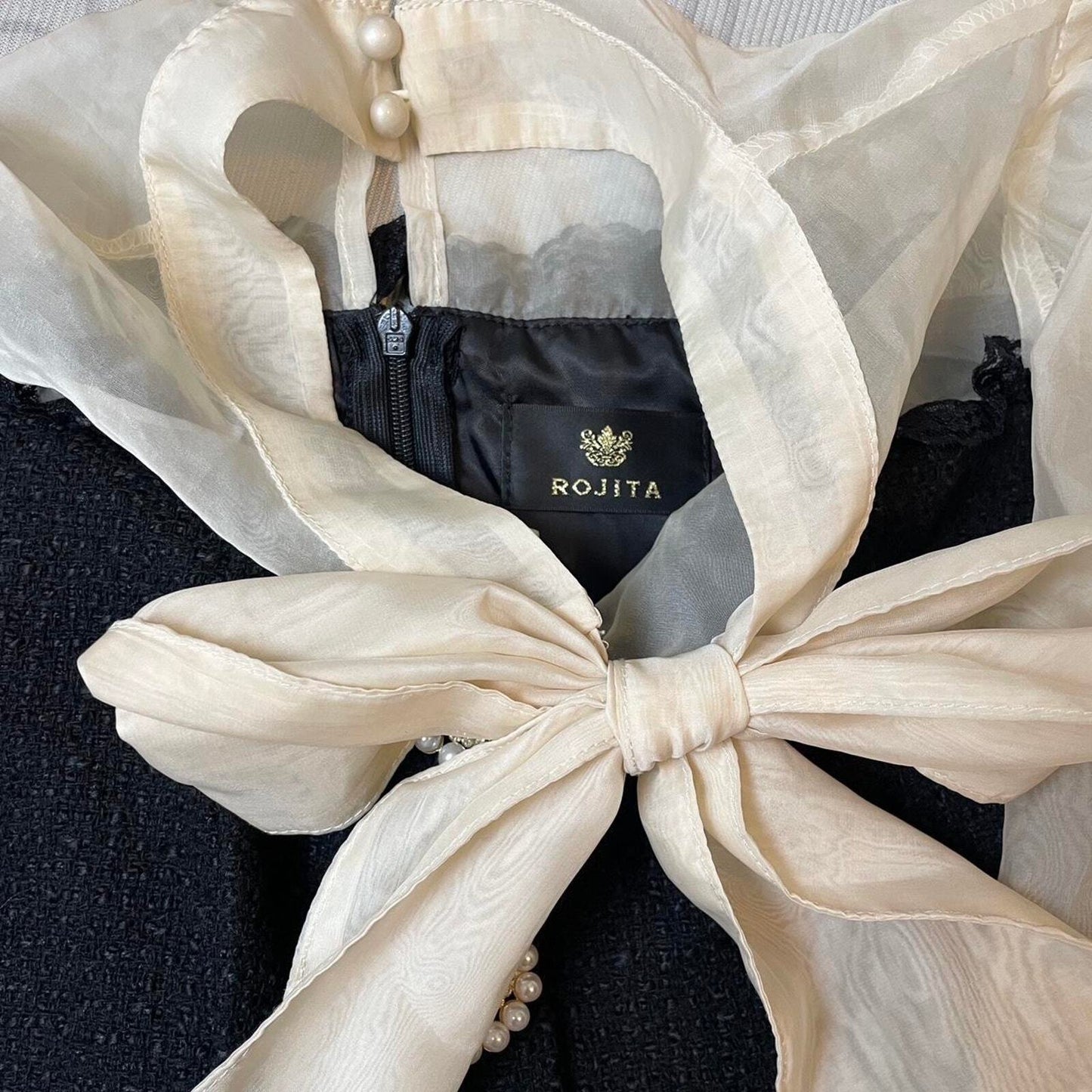 ROJITA bow-tie dress Japanese girl lolita brand one-piece dress5
