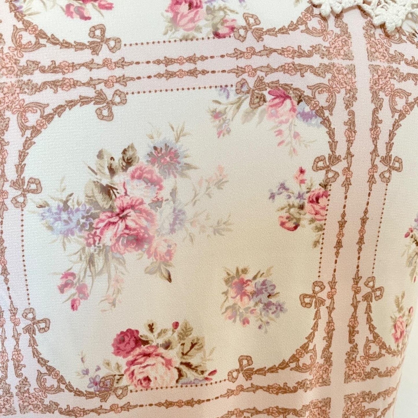 Liz Lisa floral button-down sleeveless dress with lace collar kawaii 5
