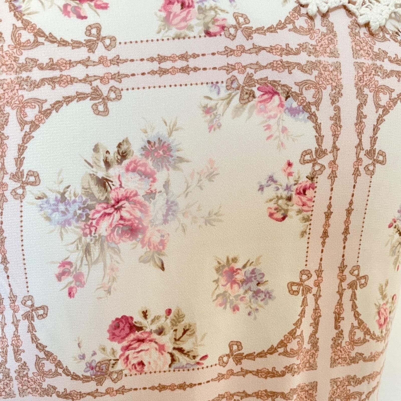 Liz Lisa floral button-down sleeveless dress with lace collar kawaii 5