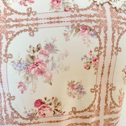 Liz Lisa floral button-down sleeveless dress with lace collar kawaii 5