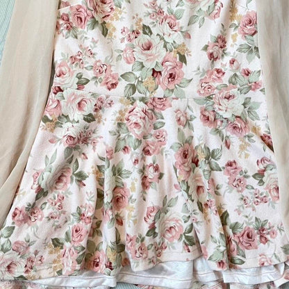 Liz Lisa floral high-low tunic babydoll top 2