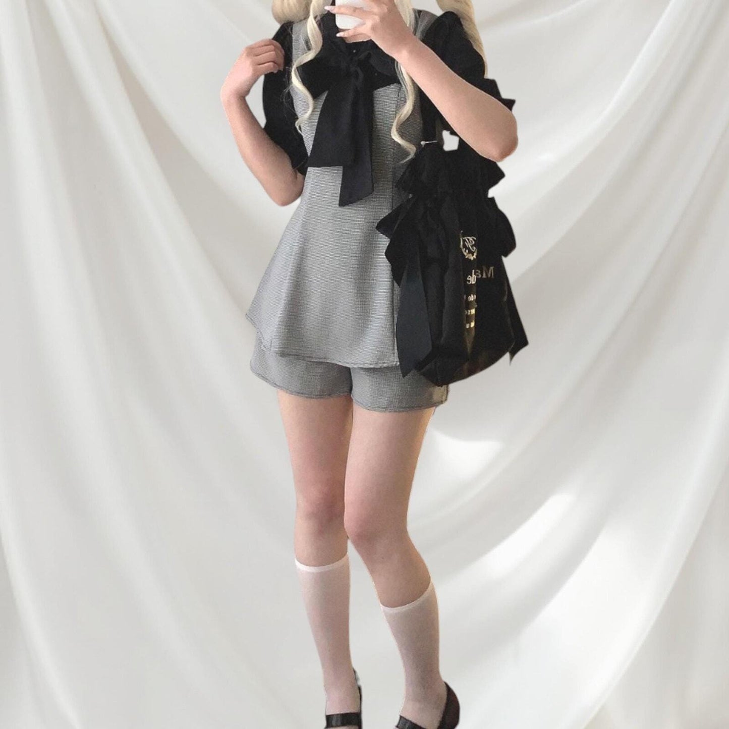 Jirai Kei two-piece set from Japanese brand Dear My Love Rose by Dear My Dream 3