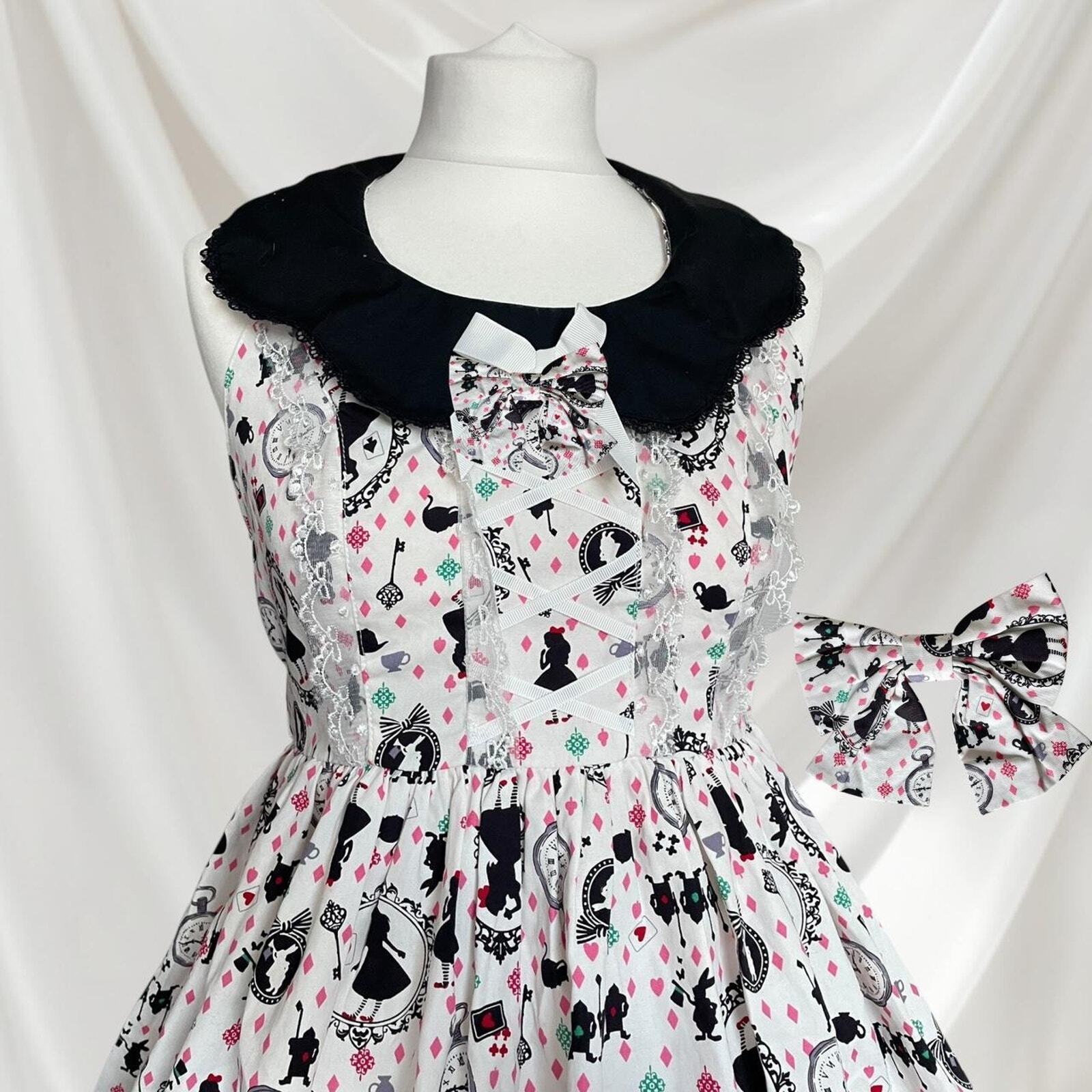 Bodyline Alice in Wonderland JSK lolita dress corset back lace trimmed i dress2