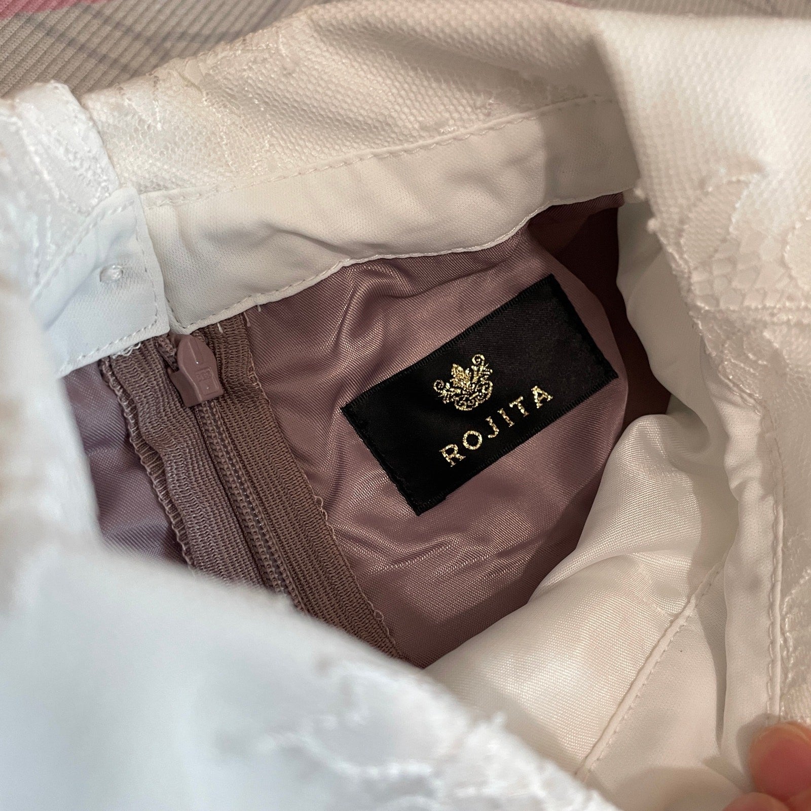 Rojita dress dusty pink with Detachable Bow Jirai Kei One-Piece2