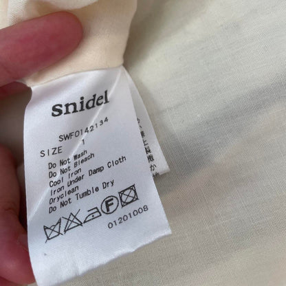 Japanese brand Snidel floral print dress with flare skirt high-quality structure6
