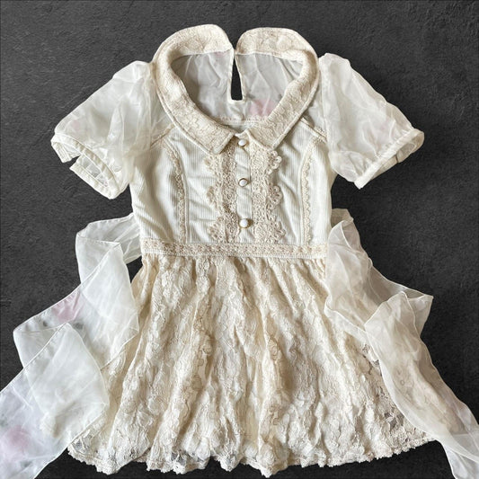 Sheer lacetrimmed blouse dress – possibly Liz Lisa (label removed)0