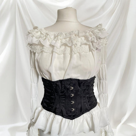 Atelier Pierrot brocade corset waist belt – gothic lolita vintage style0