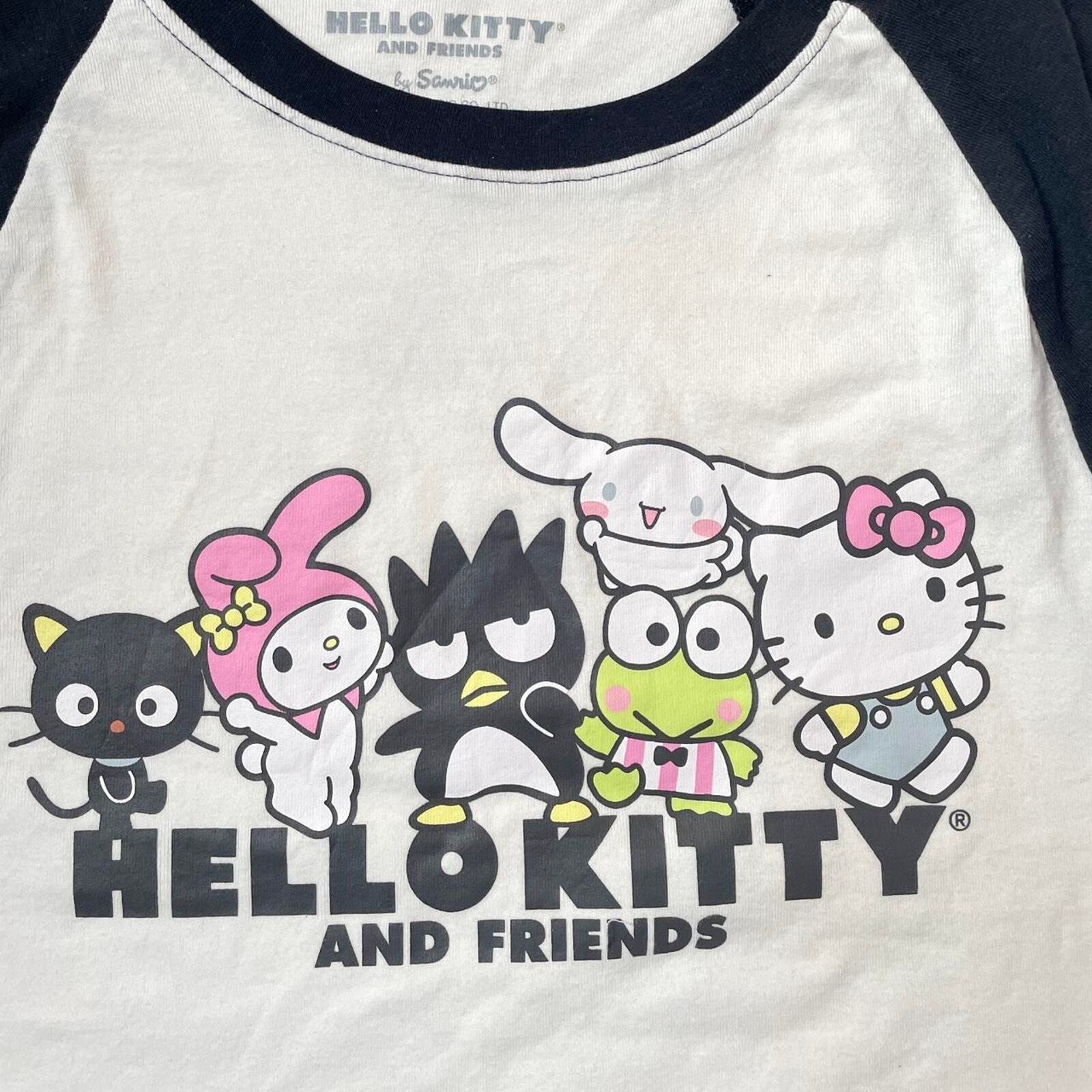 Hello Kitty and Friends T-shirt crop top2